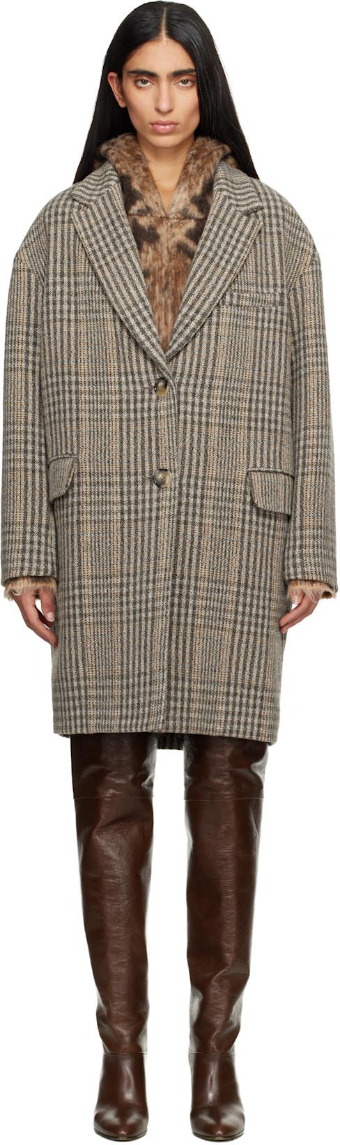 Brown Limiza Coat by ISABEL MARANT