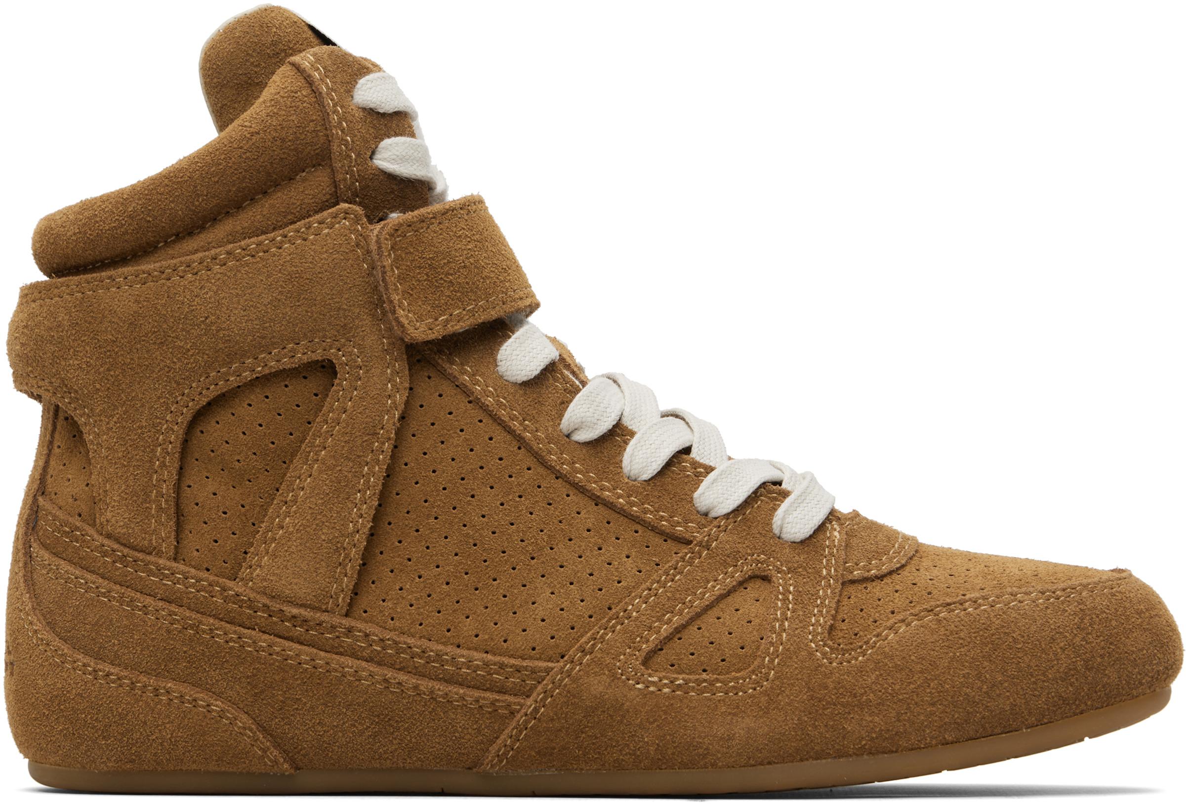 Brown Senny High Sneakers by ISABEL MARANT