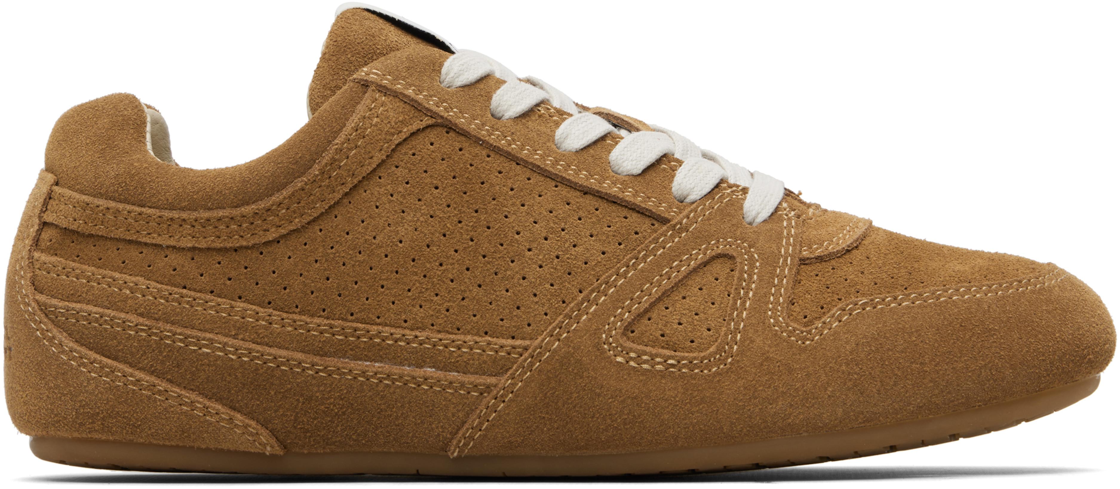 Brown Sennyh Low Sneakers by ISABEL MARANT