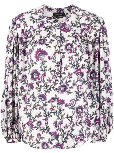 Brunille floral-print blouse by ISABEL MARANT
