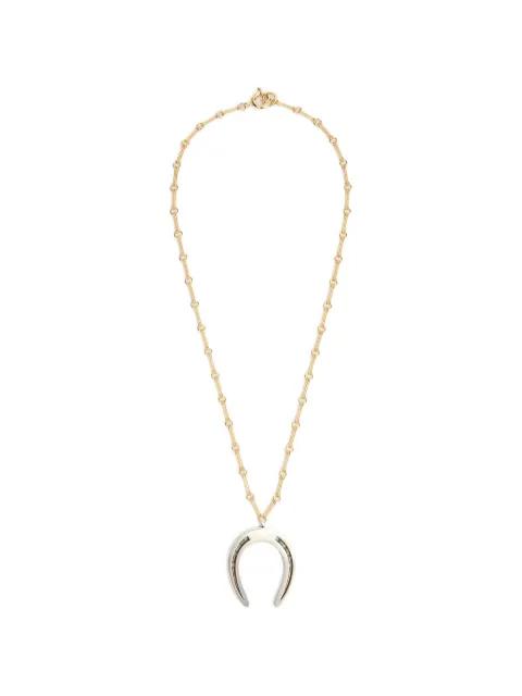 Byrne horseshoe-pendant necklace by ISABEL MARANT