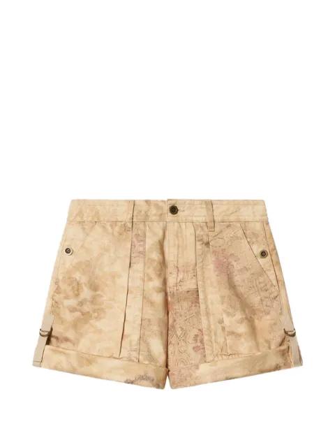 Calissy abstract-print shorts by ISABEL MARANT