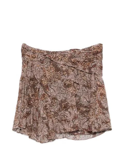 Camia printed mini skirt by ISABEL MARANT