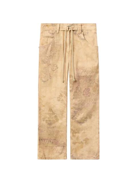Camila abstract-pattern trousers by ISABEL MARANT