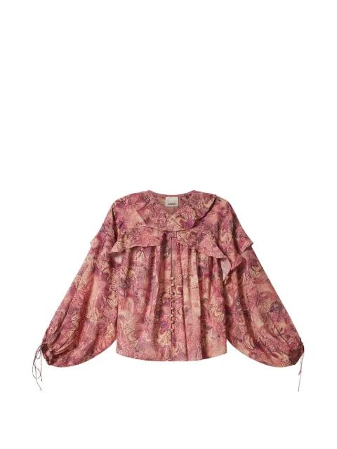 Charis mandala-print blouse by ISABEL MARANT