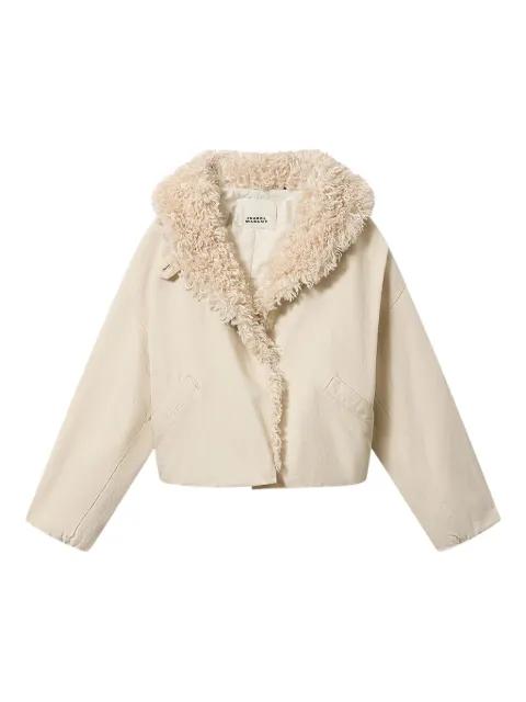 Charone fur-trim  jacket by ISABEL MARANT