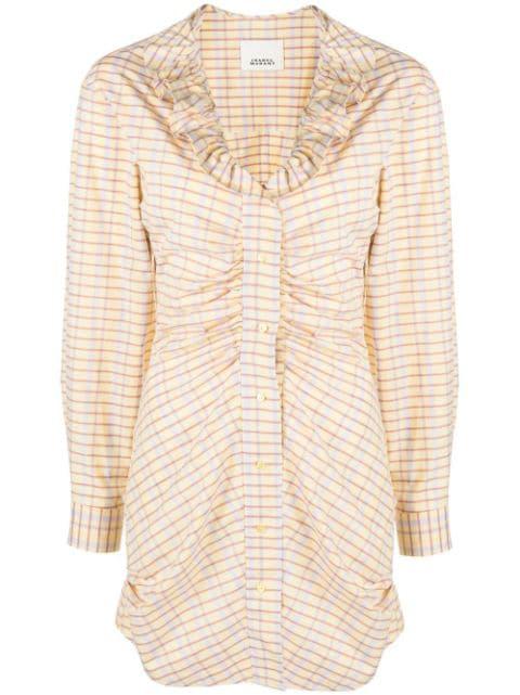Coral shirt dress by ISABEL MARANT