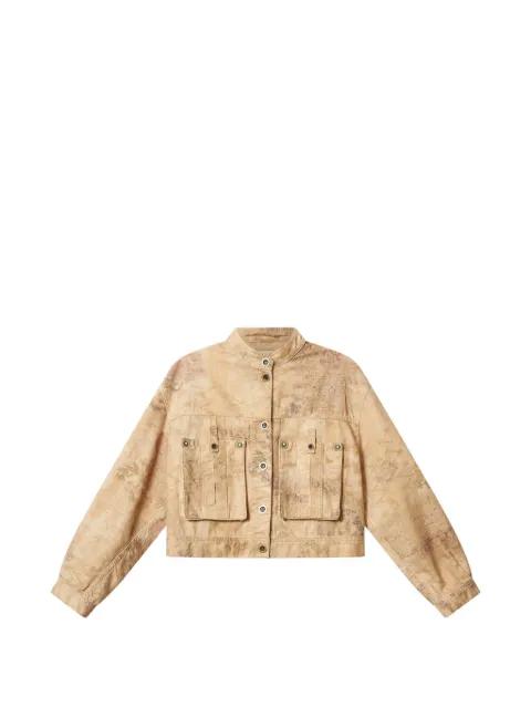 Cyndel abstract-pattern jacket by ISABEL MARANT