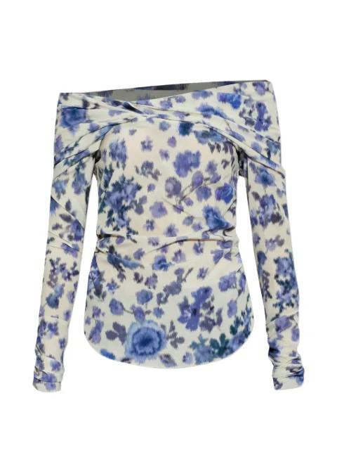 Danka floral off-shoulder top by ISABEL MARANT