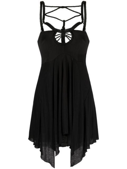 Diana macramé-trim minidress by ISABEL MARANT