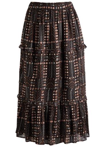 Diya printed cotton midi skirt by ISABEL MARANT