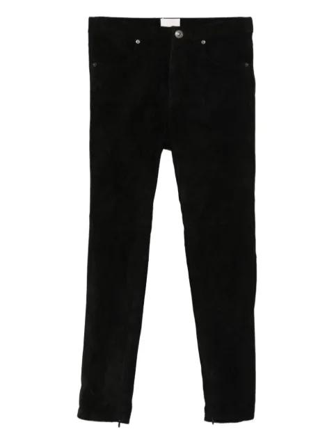 Dorothea zip-cuffed suede trousers by ISABEL MARANT