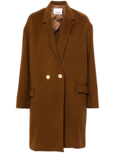 Efegozi double-breasted coat by ISABEL MARANT