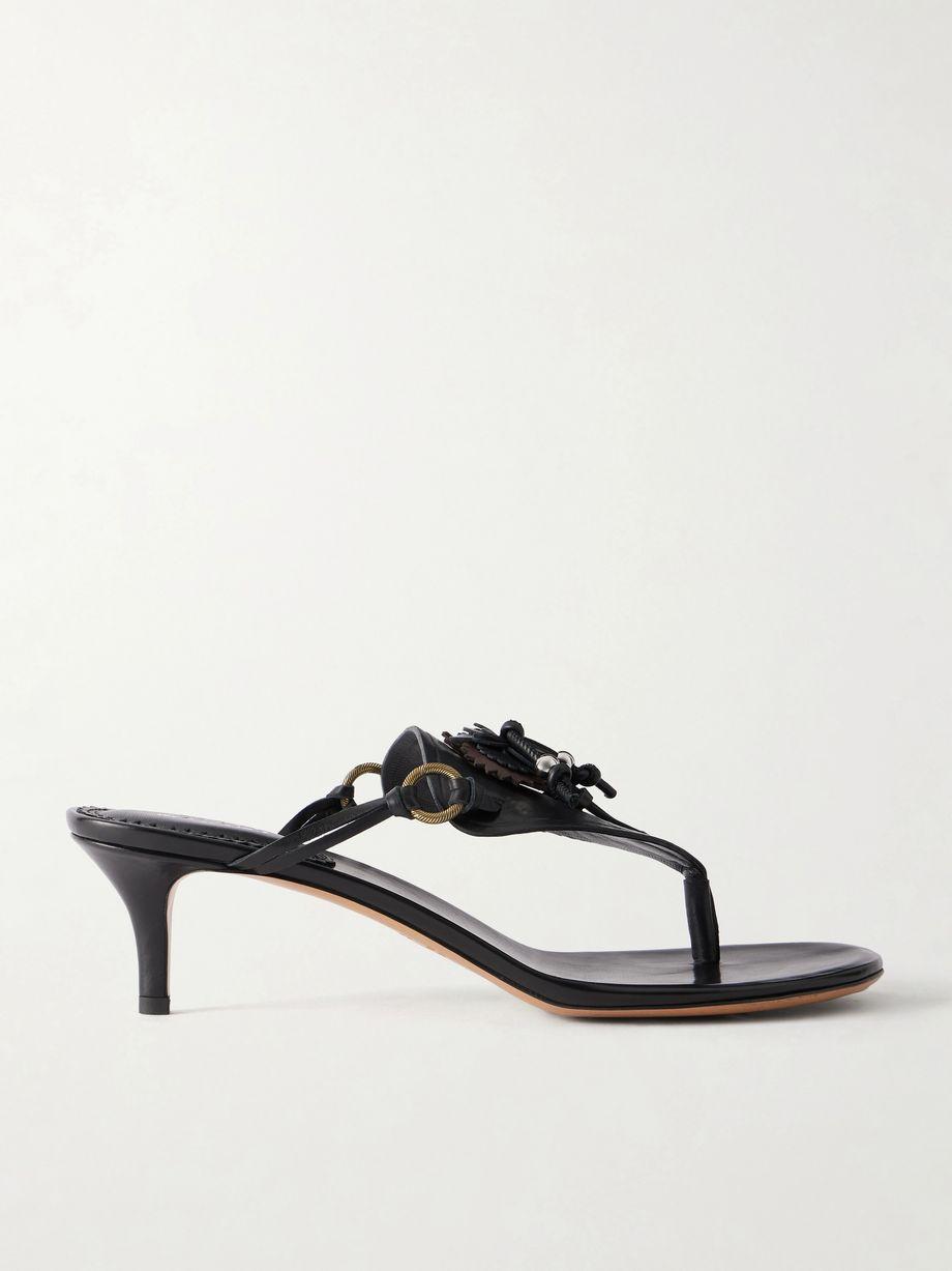 Ekyne leather thong embellished sandals by ISABEL MARANT
