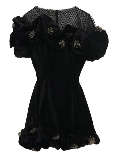 Eliska ruffled-detailing mini dress by ISABEL MARANT