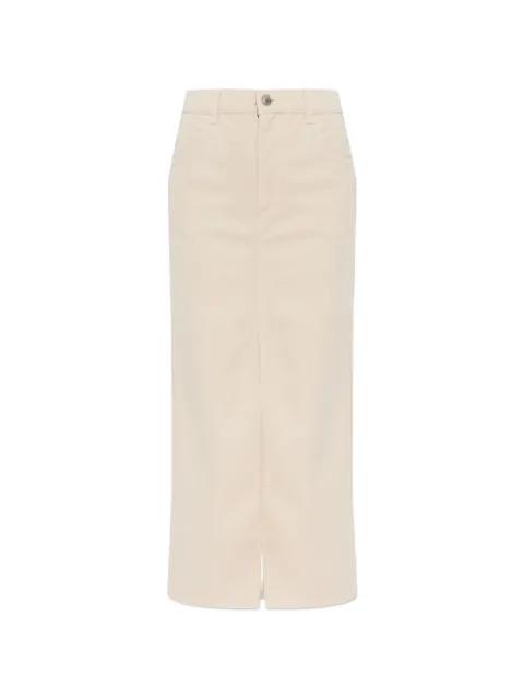 Faharia front-slit midi skirt by ISABEL MARANT