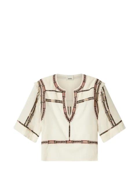 Fiosa embroidered  blouse by ISABEL MARANT