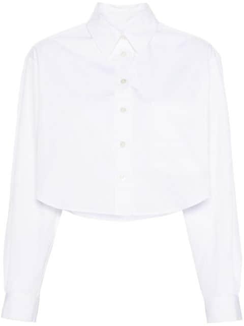 Fleora cropped poplin shirt by ISABEL MARANT