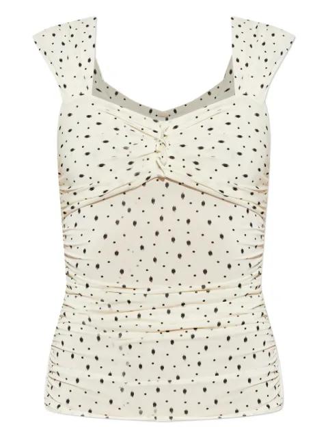 Gemina polka-dot top by ISABEL MARANT