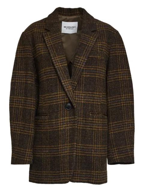 Gesina check-pattern jacket by ISABEL MARANT
