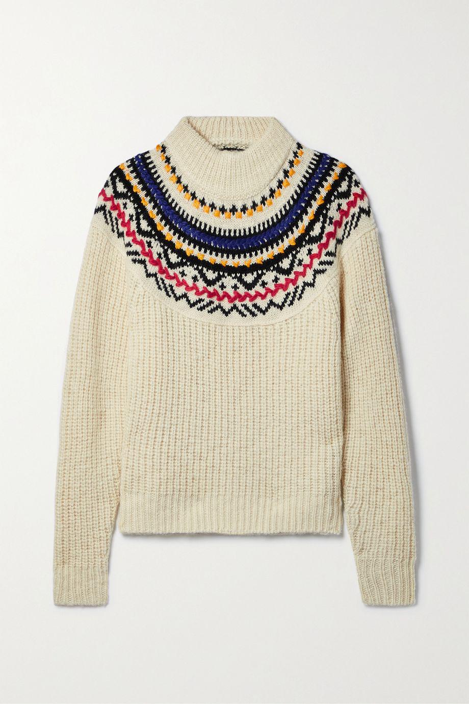 Gil Fair Isle wool-blend sweater by ISABEL MARANT