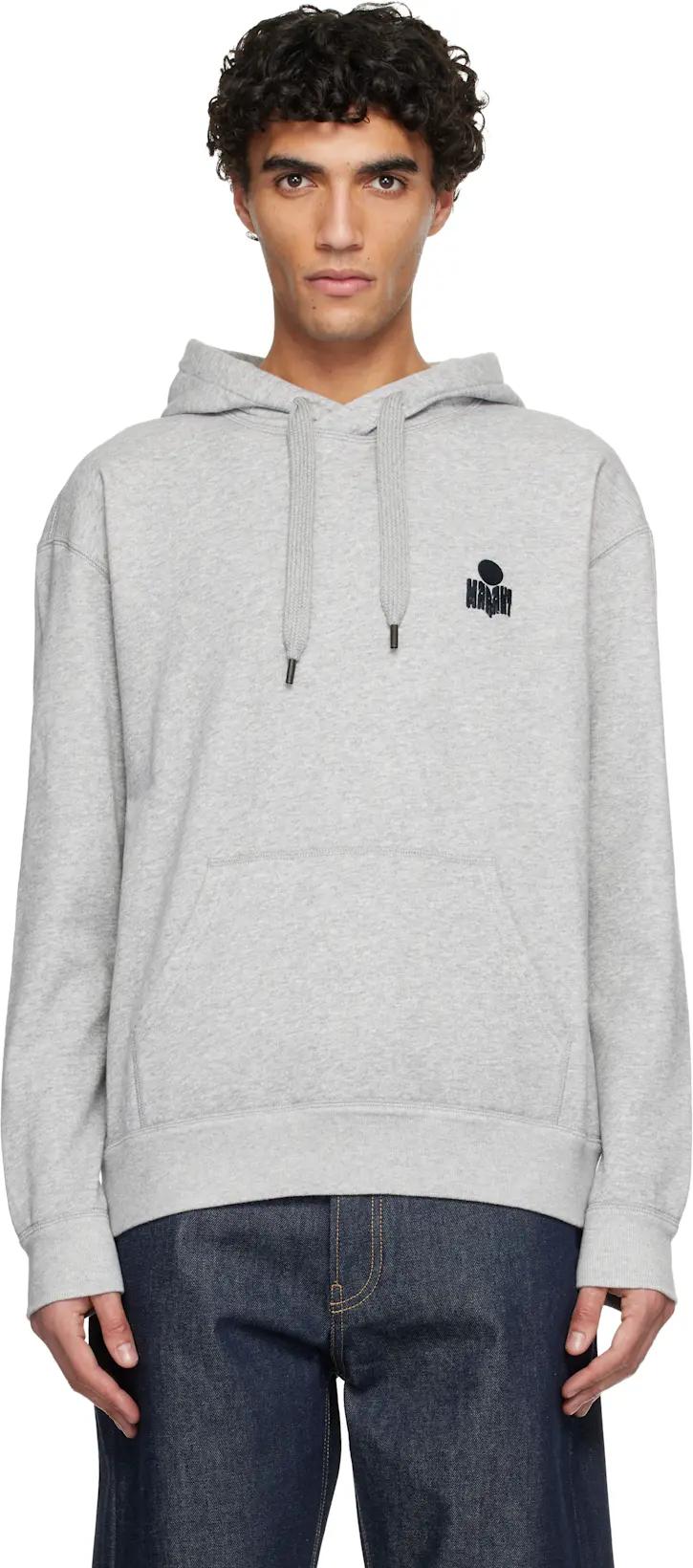 Gray Matte Hoodie by ISABEL MARANT