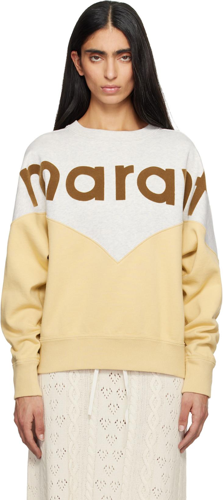 Gray & Yellow Houston Sweatshirt by ISABEL MARANT