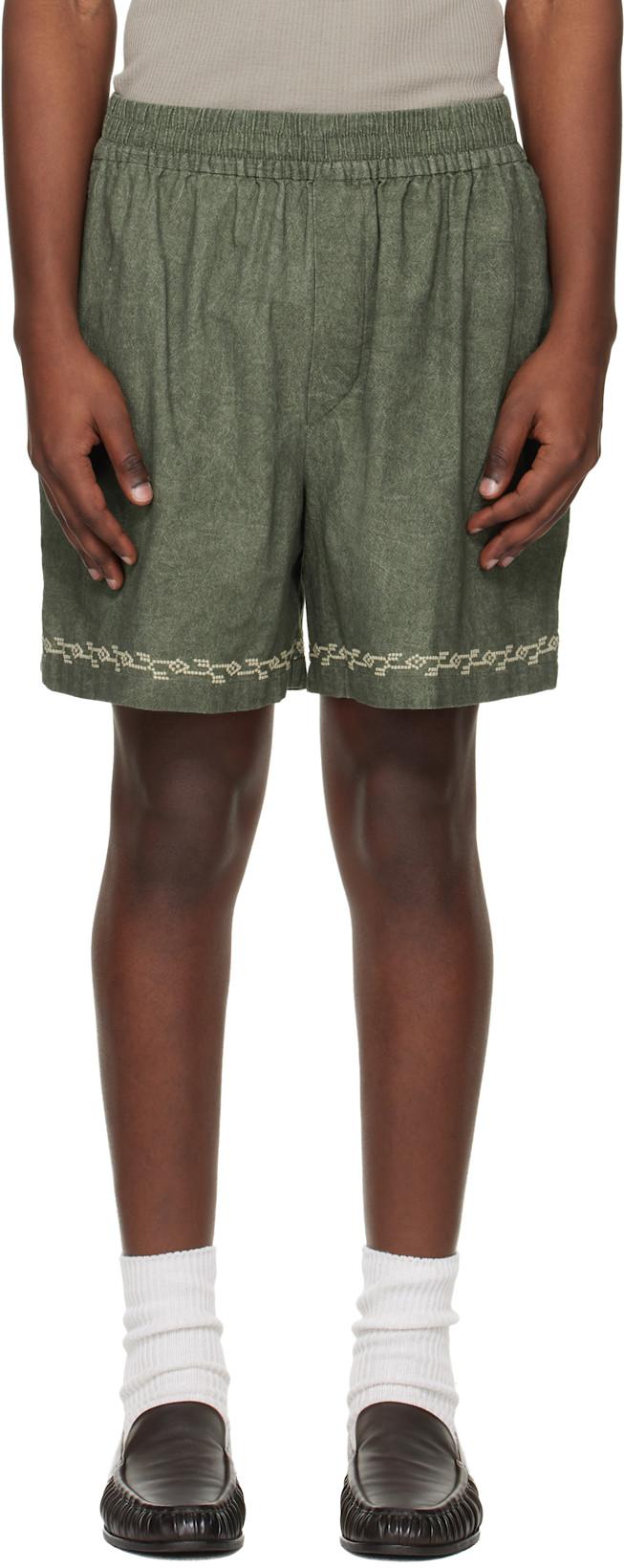 Green Zilan Shorts by ISABEL MARANT