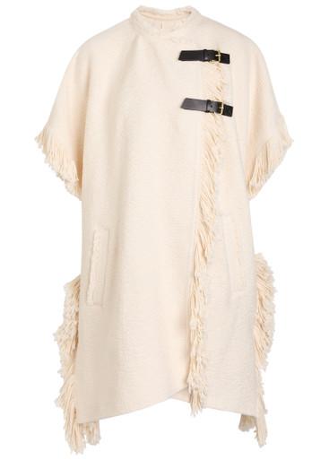 Greya bouclé wrap coat by ISABEL MARANT