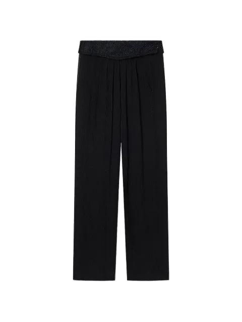 Guylene guipure-lace textured trousers by ISABEL MARANT