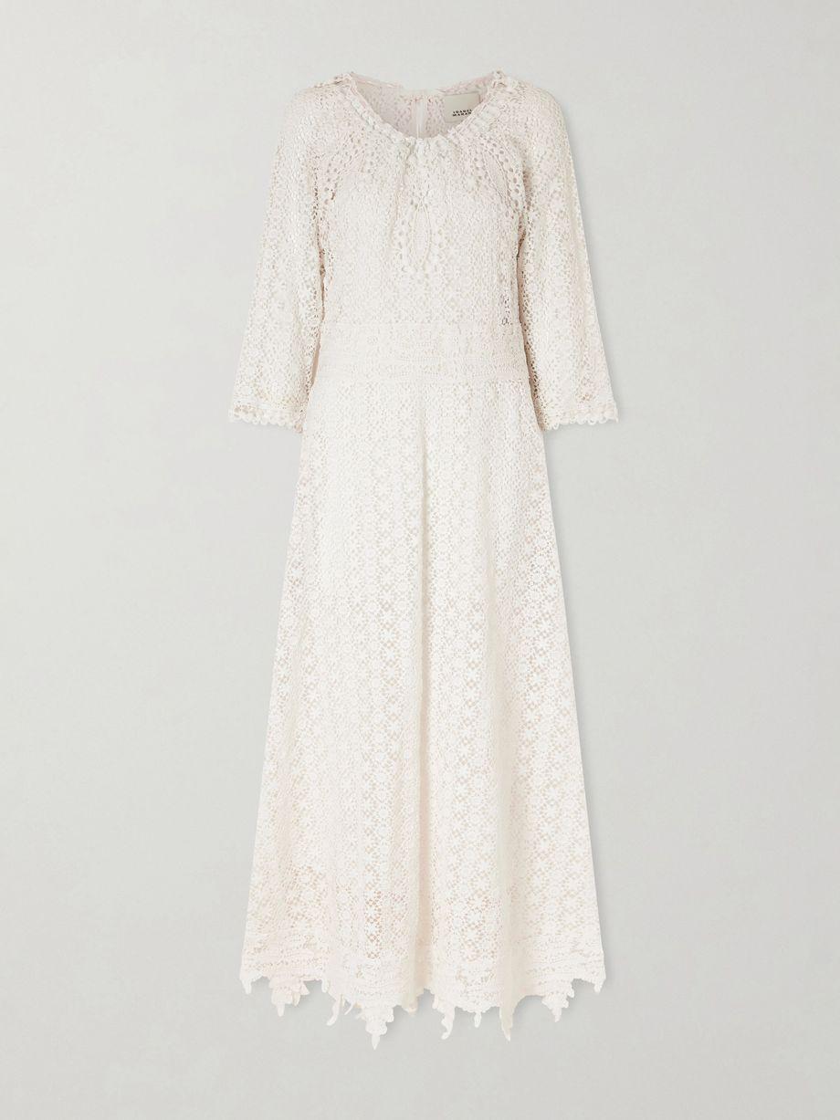Hayra cotton-guipure lace maxi dress by ISABEL MARANT