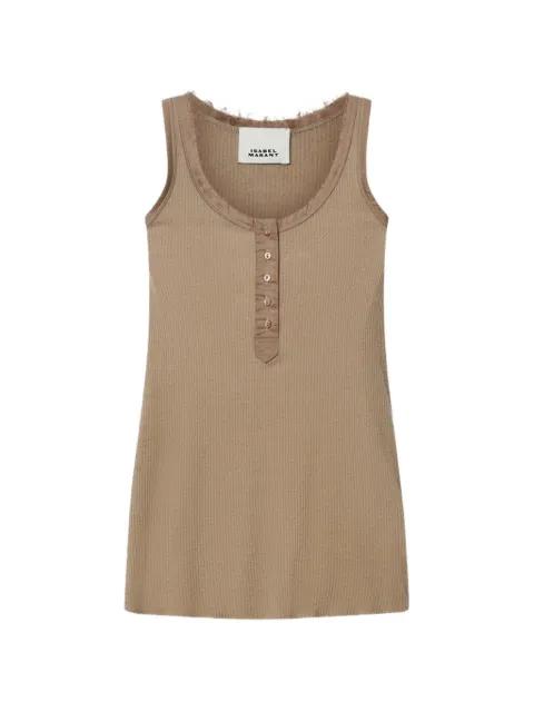 Helma ribbed-knit tank top by ISABEL MARANT