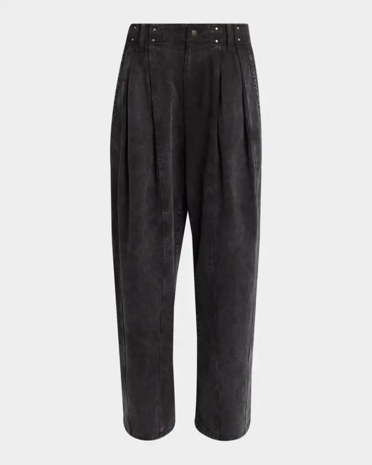 Ireme Studded Denim Trousers by ISABEL MARANT
