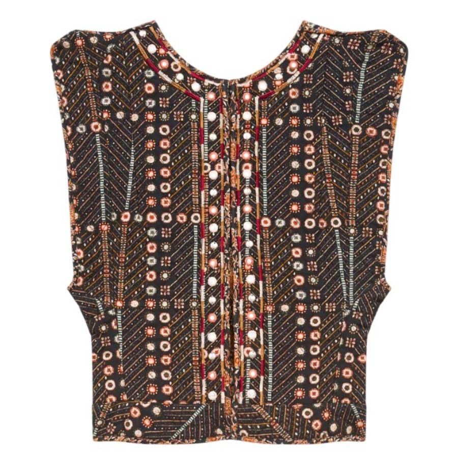 Isabel Marant Etoile Cerza Short Embroidered Cardigan by ISABEL MARANT