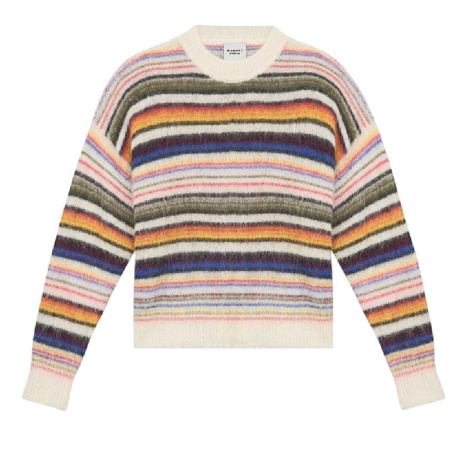 Isabel Marant Etoile Drussell Stripe Pattern Sweater by ISABEL MARANT