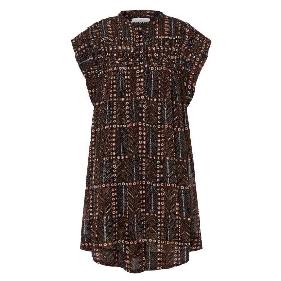 Isabel Marant Etoile Leazali Pintucked Mini Dress by ISABEL MARANT