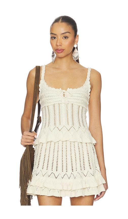 Isabel Marant Etoile Neves Top in Neutral by ISABEL MARANT