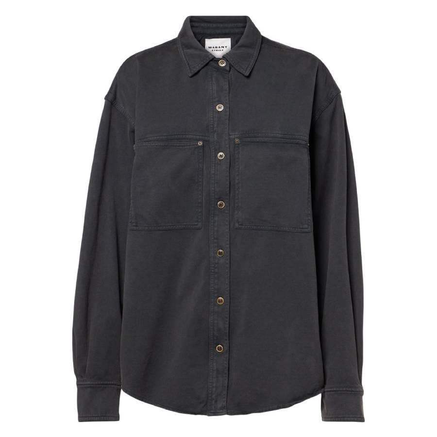 Isabel Marant Etoile Raquel Faded Jersey Shirt by ISABEL MARANT