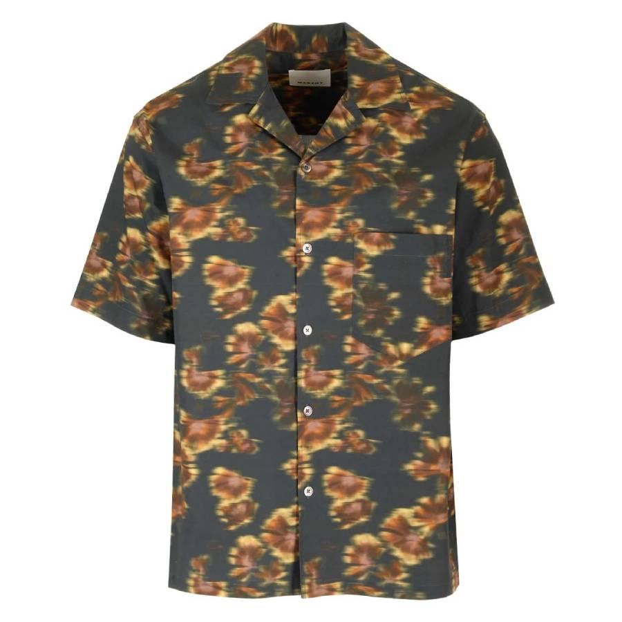 Isabel Marant Mens Black Lazlo Ginkgo Shirt by ISABEL MARANT