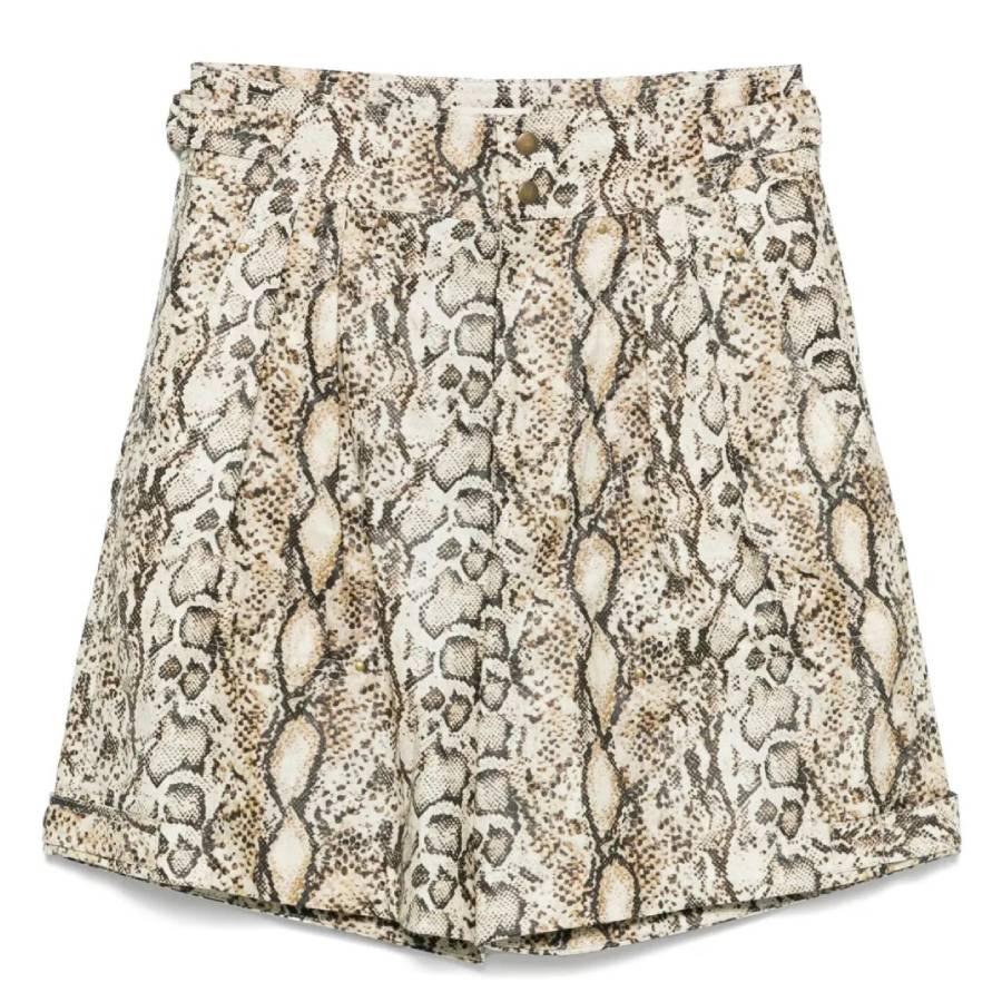 Isabel Marant Python Print Felize Shorts by ISABEL MARANT