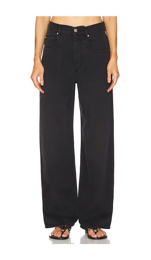 Isabel Marant Rodayna Wide Leg in Black by ISABEL MARANT
