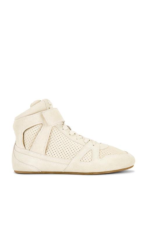 Isabel Marant Senny High Sneaker in White by ISABEL MARANT