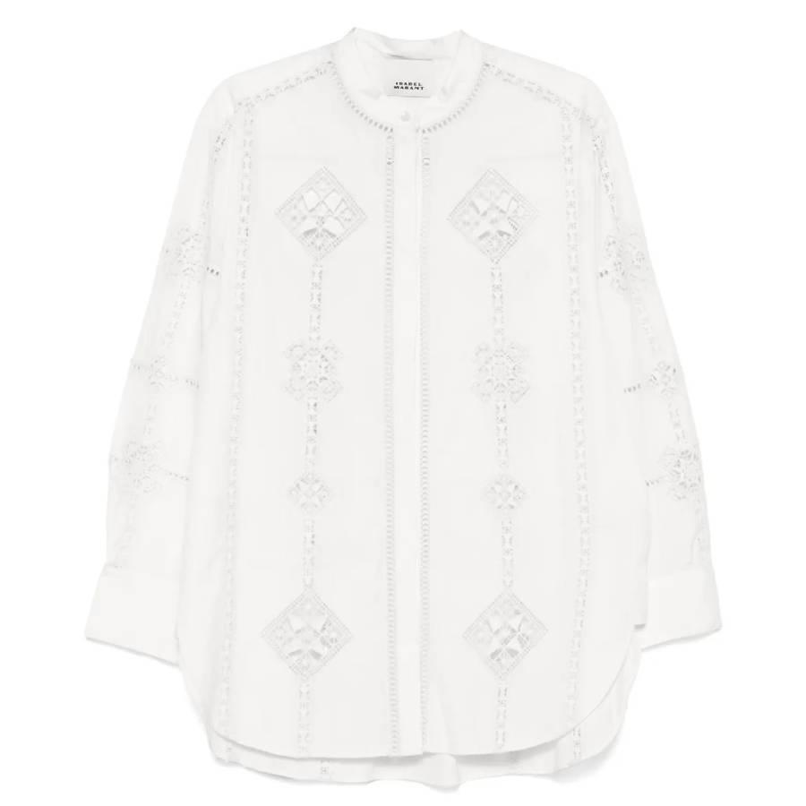Isabel Marant Soeline Openwork Cotton Shirt by ISABEL MARANT