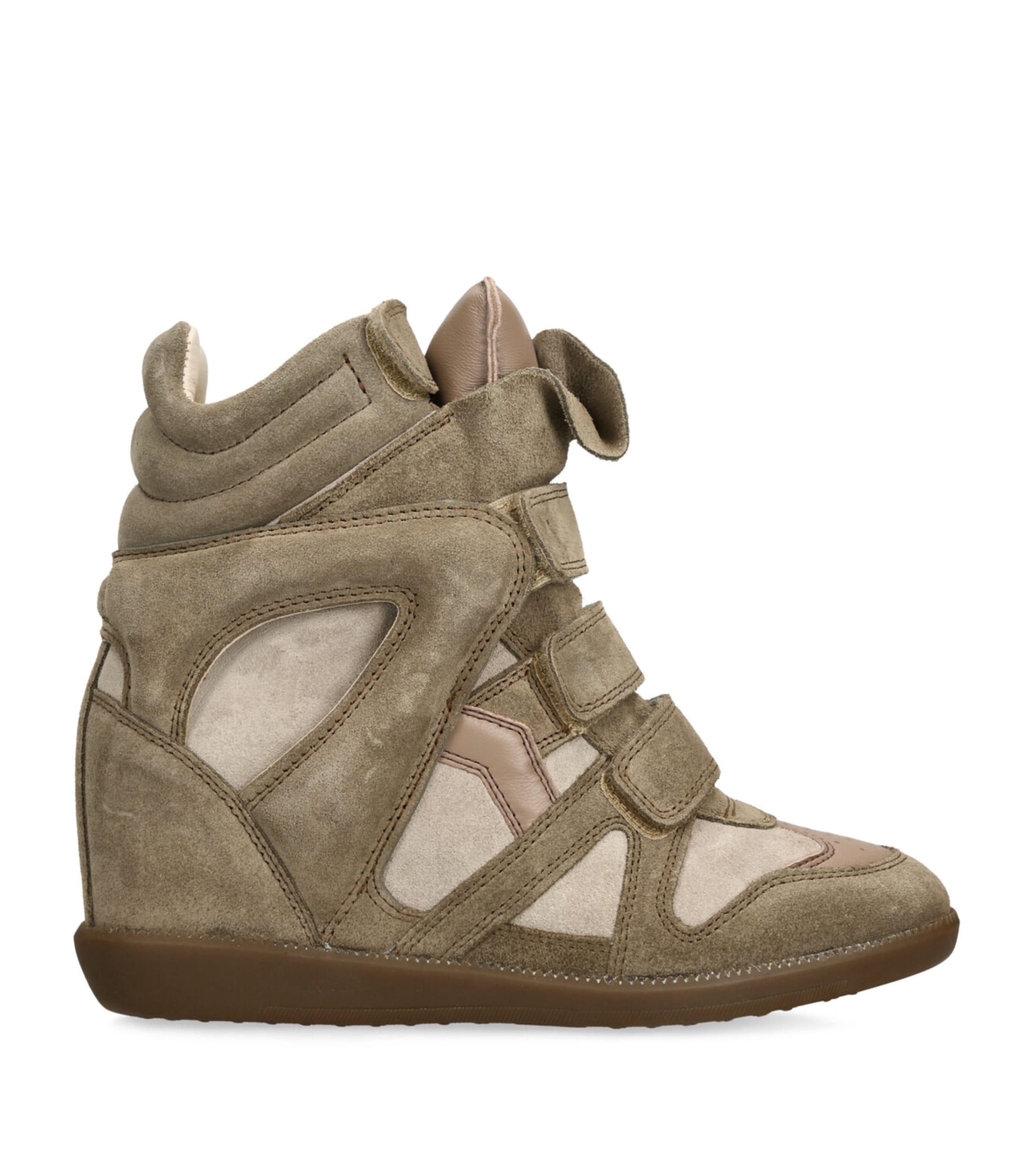 Isabel Marant Suede Bekett Wedge Sneakers 50 by ISABEL MARANT