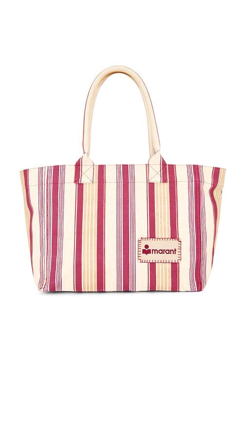 Isabel Marant Yenky Zipped Tote Bag in Red by ISABEL MARANT