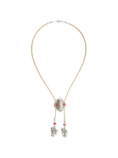 Janis engraved pendant necklace by ISABEL MARANT