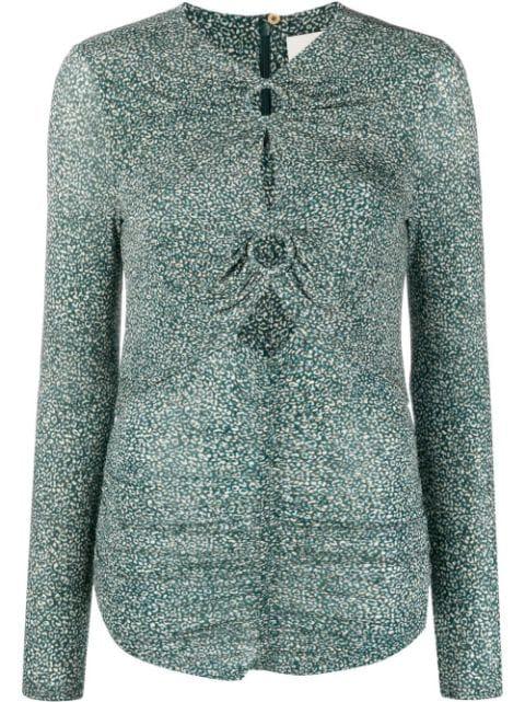 Joneli animal-print top by ISABEL MARANT