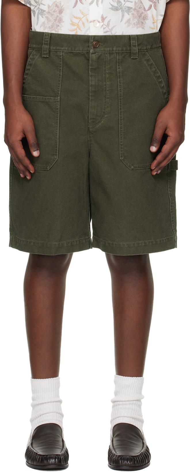 Khaki Akyle Shorts by ISABEL MARANT