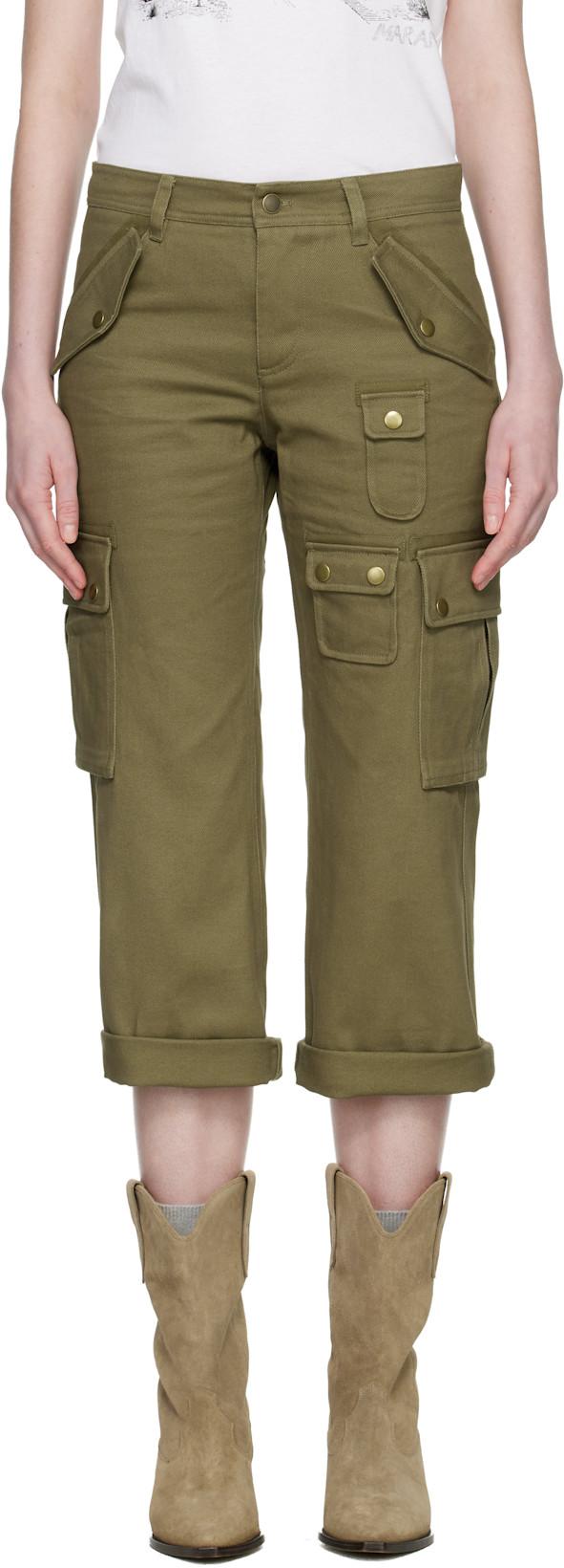 Khaki Josine Cargo Pants by ISABEL MARANT