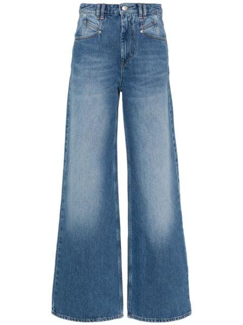 Lemony wide-leg jeans by ISABEL MARANT